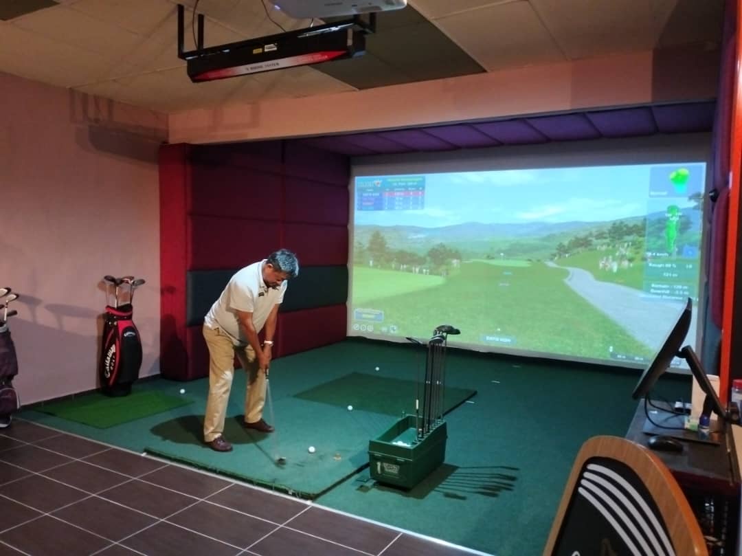 commercial golf simulator case in malaysia